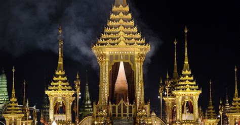 Ilustrations, photos from the 19th century show elaborate Thai funeral ...