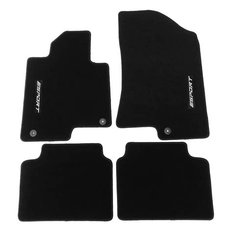 For 21-25 Kia K5 Optima Black Floor Mats Carpet Nylon Front & Rear w ...