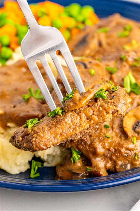 Slow Cooker Cube Steak - Busy Family Recipes