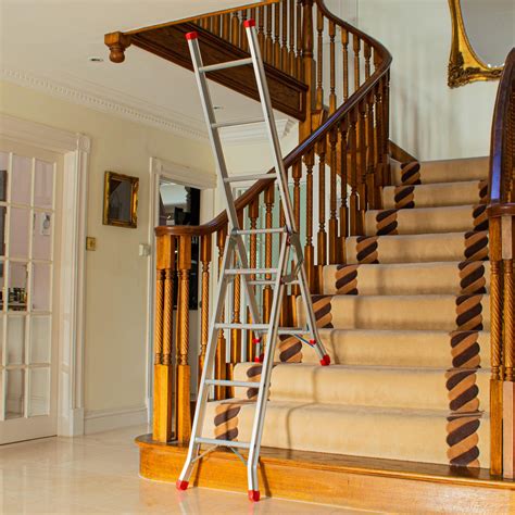 Using A Ladder On A Staircase Folding Ladder | ArchiPro AU