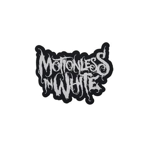 Motionless In White (Logo) Die Cut Patch - Motionless In White EU/UK Store