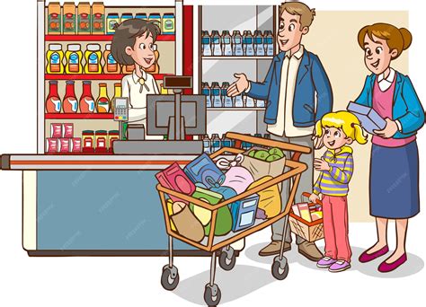 Kids Buy Food Cartoon 的图像结果