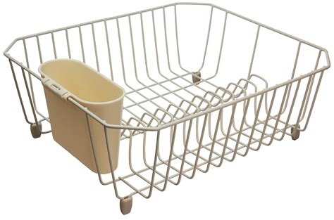Rubbermaid AntiMicrobial In-Sink Dish Drainer Small Bisque 1 | eBay