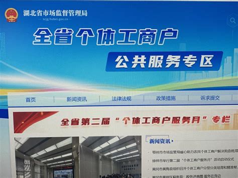 湖北省个体工商户公共服务平台上线