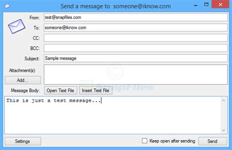 Image result for SendEmail SMTP-Server Example