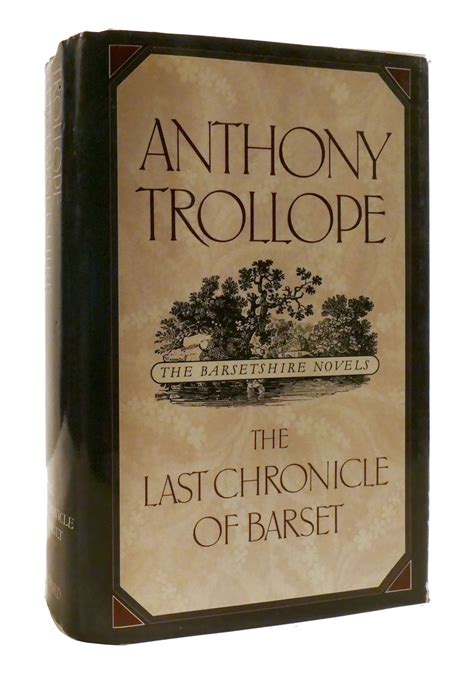 THE LAST CHRONICLE OF BARSET | Anthony Trollope | First Edition Thus