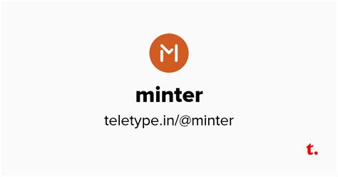 @minter — Teletype