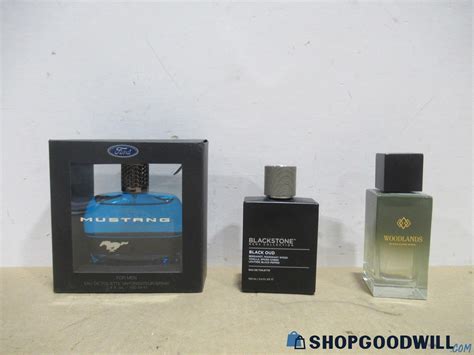 Men's Cologne Lot - Ford Mustang, Blackstone , Woodlands | ShopGoodwill.com
