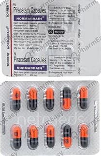 Normabrain 400 MG Capsule (10): Uses, Side Effects, Price & Dosage ...