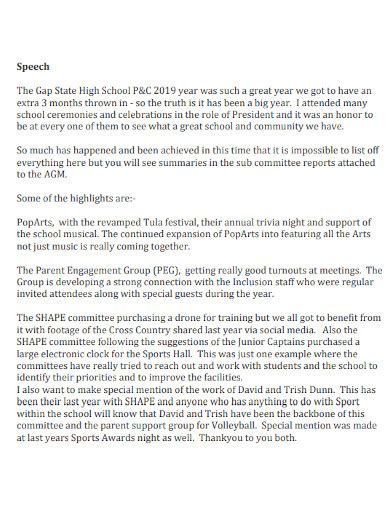 Class President Speech Examples 的图像结果