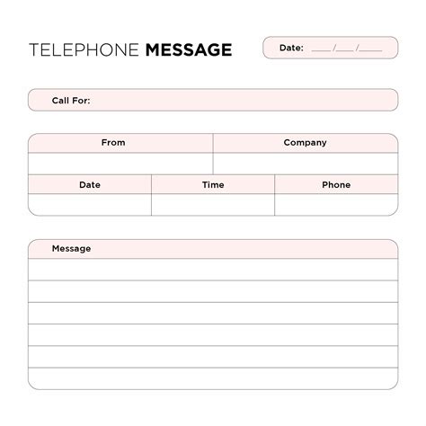 Image result for Phone Message Notes. Printable