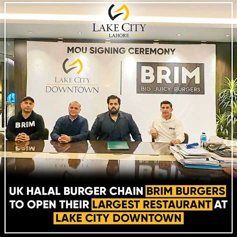 Lake City Lahore | UK HALAL BURGER CHAIN BRIM BURGERS TO OPEN THEIR ...