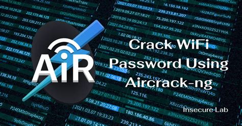 How to Crack WiFi Password using Aircrack-ng