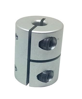 INVENTO 1Pcs 6x6mm Motor Jaw Shaft Coupler Aluminum 6mm to 6mm Rigid ...