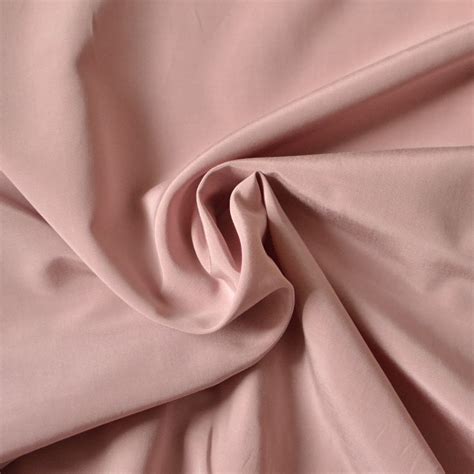 Tissu vieux rose | uni | soie et coton - A&A Patrons