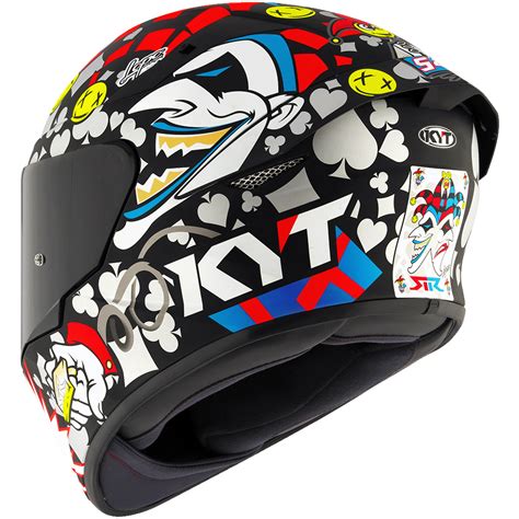KYT TT Course Riccardo Rossi Replica Matt Helmet– Moto Central