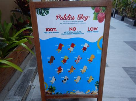 PALETAS WEY ICE CREAM DISCOVERY MALL, Kuta - Restaurant Reviews ...