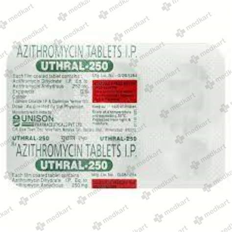 AZIKEM 250MG TABLET 6'S, Price, Composition & Generic Alternatives ...
