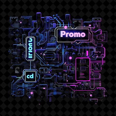Radiância Futurística de Neon do Texto do Código de Promoção com Neon ...
