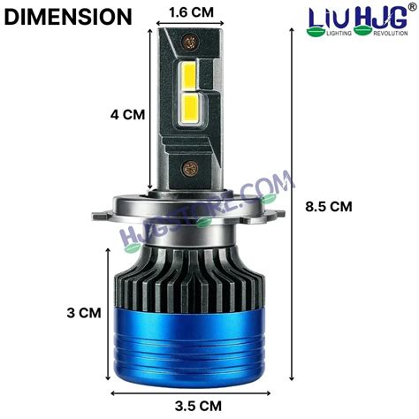 HJG 180W H4 2pc LED Headlight Bulbs H4 Adjustable Holder LED Bulb AC/D ...