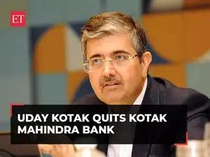How RBI norms led to Uday Kotak's farewell from the board after a four ...