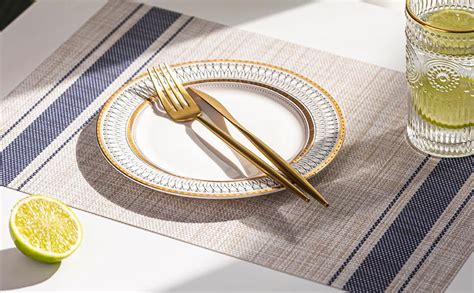 Buy Placemats Set of 6 Dining Table Place Mats | Placemats Table Mat ...
