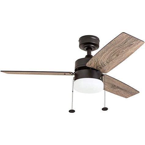 Prominence Home Reston 42" Bronze Modern Small Room Ceiling Fan with 3 ...