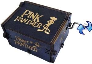 Rudrav Wooden Pink Panther (Black) Music Box Price in India - Buy ...