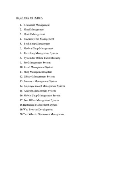 Image result for Pgdca Project Topic