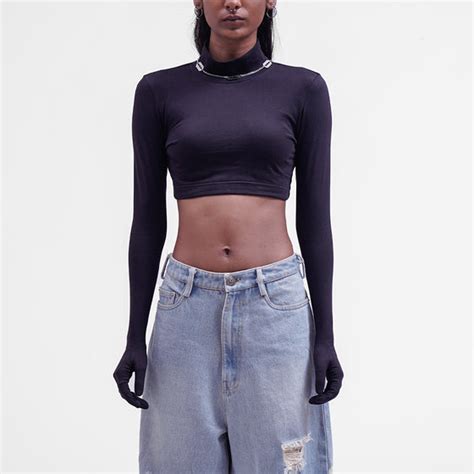 Second Skin Crop Top 2.0 (Black) – HUEMN