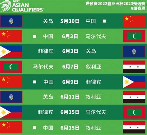 周二足球世预赛：中国vs叙利亚、巴林vs中国香港、伊朗vs伊拉克_比赛