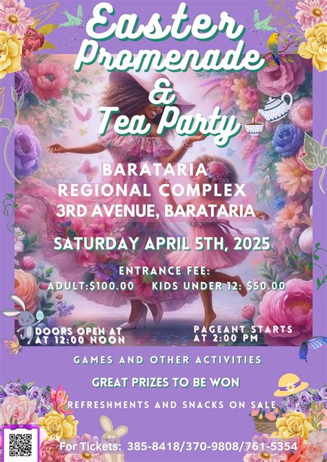 Easter Bonnet Parade & Tea Party, Barataria Regional Complex, San Juan ...