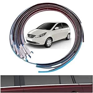 Speed 99~RPM Chrome Lower Windows Garnish for TATA Indica Vista Pack of ...
