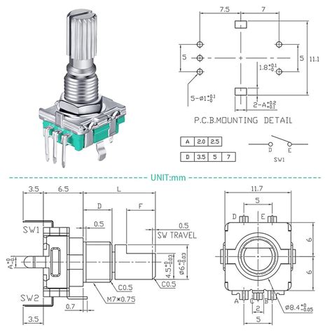 Konohan 10 Pcs 360 Degree Rotary Encoder Code Switch India | Ubuy