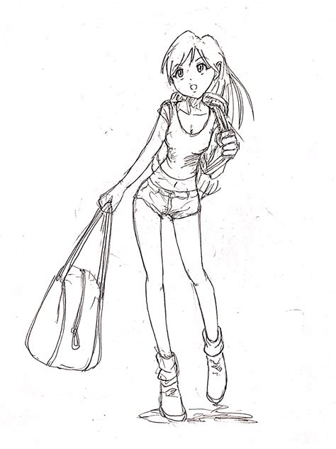 Anime Girl Drawing Easy Full Body Price | www.pinnaxis.com
