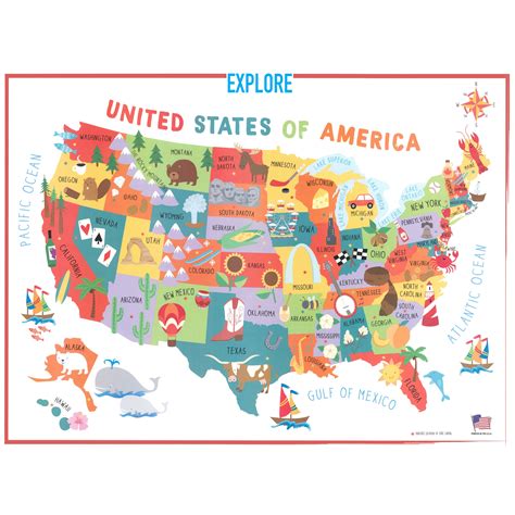 U.S. States Map Kids 的图像结果