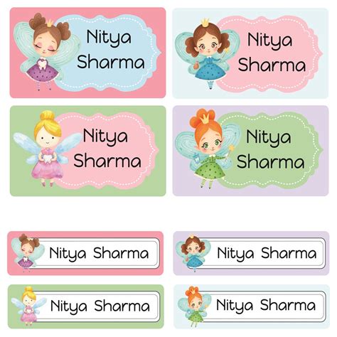 Rectangular Labels - Fairies – Popup Kids