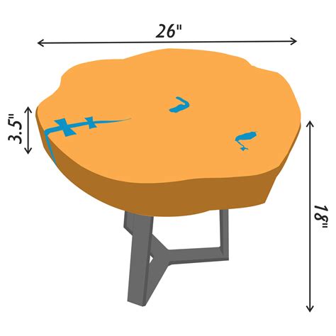 Blue Eyes - Wooden Cookie Table – Tekton India