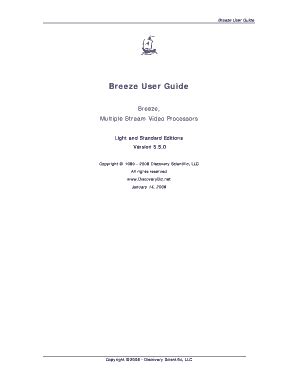 Fillable Online discoverybiz Breeze User Guide Breeze User Guide Breeze ...