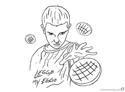 Stranger Things Coloring Pages Free Printable Stranger Things Coloring ...