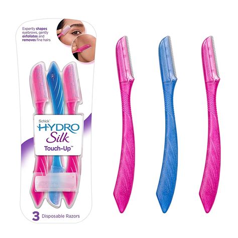 Schick Hydro Silk Touch-Up Facial Shaping Tool, Exfoliating Razor ...