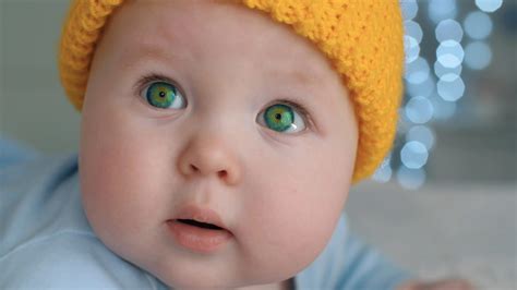 Baby Boy With Green Eyes