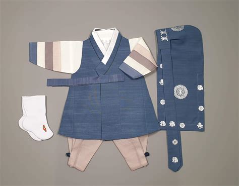 Buy Hanbok Kids Boy Korea Traditional Clothing First Birthday Dol ...