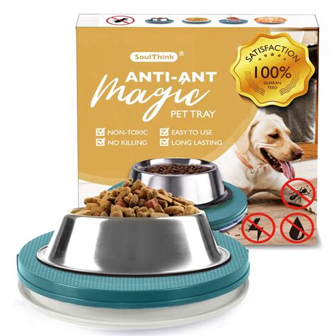 SoulThink® Ant Proof Cat Dog Bowl Tray - New Innovation Anti Ant Pet ...