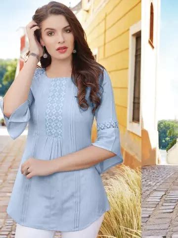 Kajree Sea Blue Tunic – Kuchbhilo.in