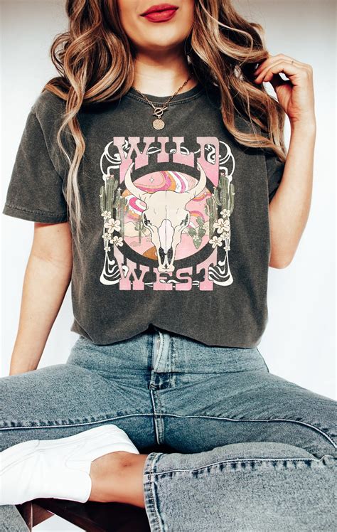 Comfort Colors Western Shirt, Country Concert Tee, Wild West Shirt ...