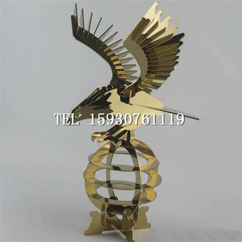 不锈钢鹰雕塑-加工制作生产厂家