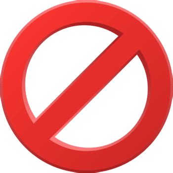 No Symbol Transparent Black