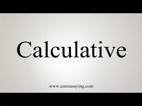 Image result for Calculative Thinking Examples