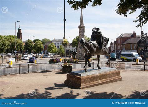 The Statue of the Fine Lady upon a Horse at Banbury Cross in Banbury ...